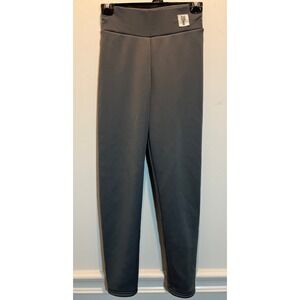 Black Cat Logo Sweatpants Womens Fleece Lined Size XS